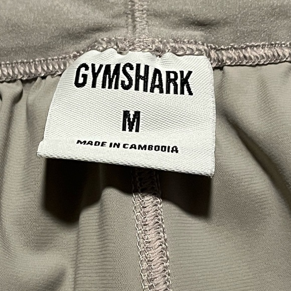 Gymshark Tan Nylon Blend Pants Sz Med - Picture 8 of 8